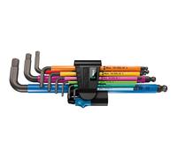 Wera 05022210001 950 Spkl / 9 Sm HF Multicolor L-KEY Juego Métrico Soporte Máx.
