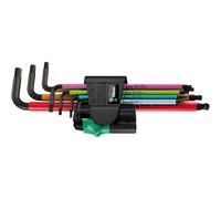 Wera Juego de llaves acodadas 950 SPKL/7B SM Hex-Plus Multicolour métricas magnético 7 piezas