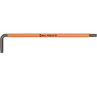 Wera 05024478001 967 SXL HF Llave acodada TORX® Multicolour con función de sujeción, versión larga, TX 30 x 195 mm