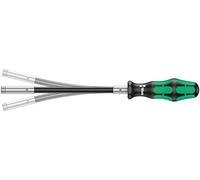 Wera Destornillador porta-puntas 393 S 05028161001, extra fino vástago flexible 1/4" x 173.5 mm