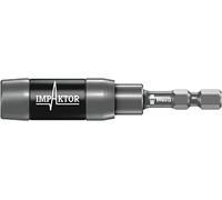 Wera Porta-puntas 897/4 IMP R con anillo de retención e imán anular 1/4 pulgada x 75 mm