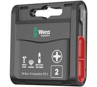 Wera 05057752001 Puntas, 2 x 25 mm, Set de 15 Piezas