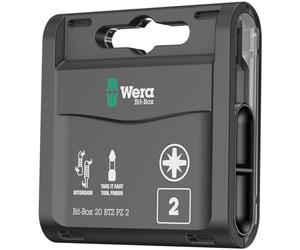 Wera 05057761001 Puntas, 2 x 25 mm, Set de 20 Piezas