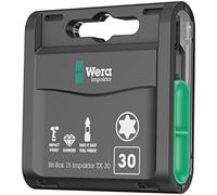Wera 05057776001 Puntas, 30 x 25 mm, Set de 15 Piezas
