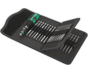 Wera 05059297001 Surtido de Puntas, Negro | Brocas Mplus compatibles con taladro manual o eléctrico, TRI-WING y TORQ-SET para sujetadores poco comunes
