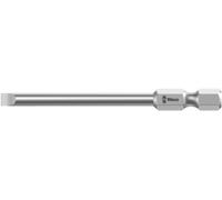 Wera 05059478001 0,8 x 4,0 x 70 mm 800/4 Z puntas para tornillos de ranura, color plateado
