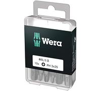 Wera 05072402001 851/1 Z DIY Puntas Phillips, PH 3 x 25 mm, 10 piezas