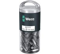 Wera 05072447001 867/1 Puntas TORX® DIY 100, TX 15 x 25 mm, 100 piezas