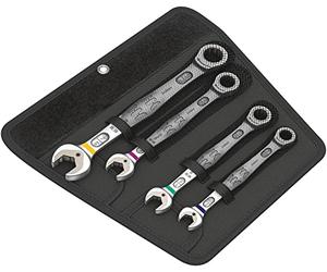 WERA-05073295001-6000 Joker 4 Imperial Set 1 - Juego de llaves combinadas con carraca, Imperial