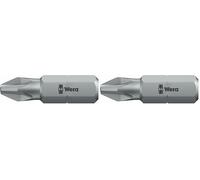 Wera 05073309001 Puntas, 2 x 25 mm, Set de 2 Piezas (Paquete de 2)