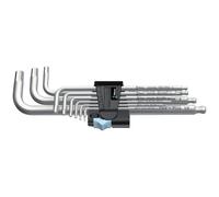 Wera 05073544001 Juego de Llaves Acodadas, Métricas con 9 Piezas