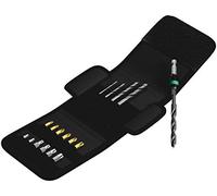 Wera 05104653001 Juego de Brocas Helicoidales para Madera y Puntas con 18 Piezas