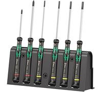 Wera 05118152001-2035/6 B Juego de destornilladores para usos electrónicos + Bandeja, 6 piezas
