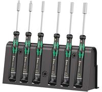 Wera 05118158001 Juego de Destornilladores Aprieta-Tuercas para Usos Electrónicos y Bandeja con 6 Piezas