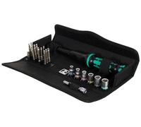 WERA-05130110001-Click-Torque A 6 Set 1 - Llave dinamomé. con puntas+vasos en caja textil
