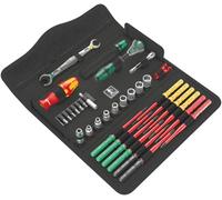 WERA-05135870001-Kraftform Kompakt W 2 - Conjunto con mango y varillas intercambiables, Tri-wing