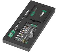Wera Juego 9750 depósito de espuma Kraftform Kompakt y Tool-Check PLUS, 57 piezas, negro-verde