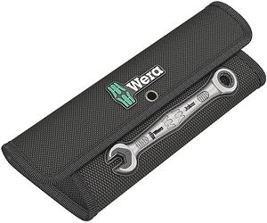 Wera 05671381001 Bolso Plegable para 8 Llaves Combinadas con Carraca, 290 x 110 mm