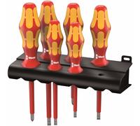 Wera 160 I/6 Kraftform Plus Series 100 VDE Aislado Destornilladores Set