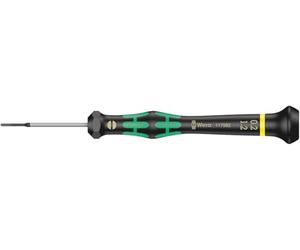 Wera, 2035 Destornillador Plano para usos electrónicos, 0.20 x 1.2 x 40 mm