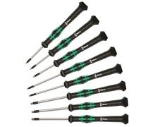 Wera 2054/8 Juego Destornilladores Precisión Hex 8 Piezas SAE 05345274001