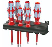 Wera 3165 I/6 VDE Stainless Steel Screwdriver Set With Rack 6 Pieza 05022745001