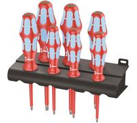 Wera 3167 I/7 VDE Inoxidable Destornillador Torx Set Con Estante 7 Piezas