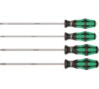 Wera 335/350/355/4 Kraftform Plus Destornilladores Set 200MM Largo