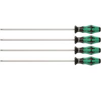 Wera 367/4 Kraftform Plus Torx HF Destornilladores Set 300MM 4 Piezas