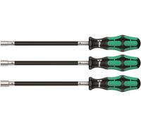 Wera 391/3 Kraftform Plus Flexible Tuerca Conductor Juego 3 Pieza Métrica