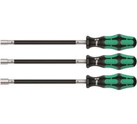 Wera 391/3 Kraftform Plus Flexible Tuerca Conductor Juego 3 Pieza Métrica