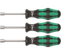 Wera 395 Holo / 3 Kraftform Plus Sanitary Nutdriver Set 3 Pieza Métrica