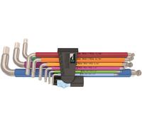 Wera 3950/9 Hex-plus Multicolor Stainless 1 L-key Juego SAE 05022860001