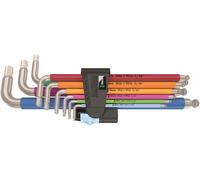 Wera 3950/9 Hex-plus Multicolor Stainless 1 L-key Juego SAE 05022860001