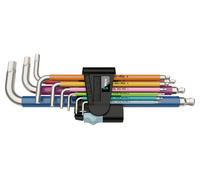 Wera 05022669001 Juego de Llaves Acodadas Métricas con 9 Piezas, 0 W, 0 V, Multicolor