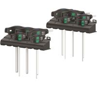 Wera 454/10 HF Set 1 Hex Plus T-handle Screwdriver Con Estante SAE 05023451001