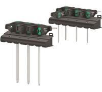 Wera 467/7 HF Juego 1 Torx Mango en T Destornillador Set Con Estante 7 Piezas