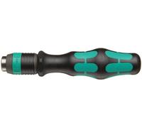 Wera - 5051272001 Kraftform 813 R - Destornillador hexagonal de sujeción de bits, portabrocas de liberación rápida Rapidator, cabeza de 1/4 pulgadas, longitud de la hoja de 90 mm