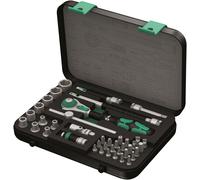 Wera 8100 SA 4 Zyklop Socket Wrench Set 0.6cm Drive SAE 41 Piezas 05003535001