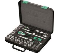 Wera 8100 SB 2 Zyklop Socket Wrench Set 1cm Disco Métrico 43 Piezas 05003594001
