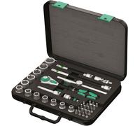 Wera 8100 SB 4 Zyklop Socket Wrench Set 1cm Drive SAE 38 Piezas 05003596001