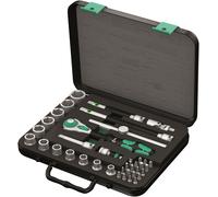 Wera 8100 SB 4 Zyklop Socket Wrench Set 1cm Drive SAE 38 Piezas 05003596001