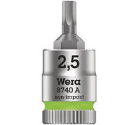 WERA-05003331001-8740 A Hex-Plus 2,5 x 28 mm - Vaso de punta Zyklop 1/4"