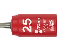 Wera 8767 A VDE HF TORX® Vaso de puntas Zyklop, aislado, con arrastre de 1/4", con función de retención, TX 25 x 36 mm