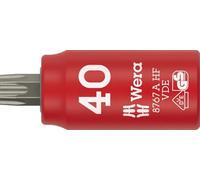 Wera 8767 A VDE HF TORX® Vaso de puntas Zyklop, aislado, con arrastre de 1/4", con función de retención, TX 40 x 36 mm