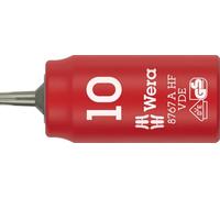 Wera 8767 A VDE HF TORX® Vaso de puntas Zyklop, aislado, con arrastre de 1/4", con función de retención, TX 10 x 36 mm
