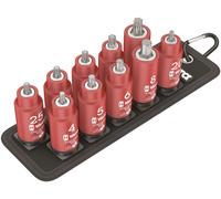 Wera 8767 B VDE HF Cinturón 1 Zyklop Vaso Torx Juego 1cm Drive 05004930001