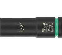 Wera 8790 B Impaktor Deep Llave de vaso con arrastre de 3/8", 1/2" x 63 mm