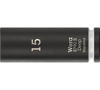 Wera 8790 B Impaktor Deep Llave de vaso con arrastre de 3/8", 15 x 63 mm