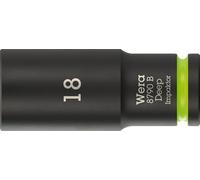 Wera 8790 B Impaktor Deep Llave de vaso con arrastre de 3/8", 18 x 63 mm